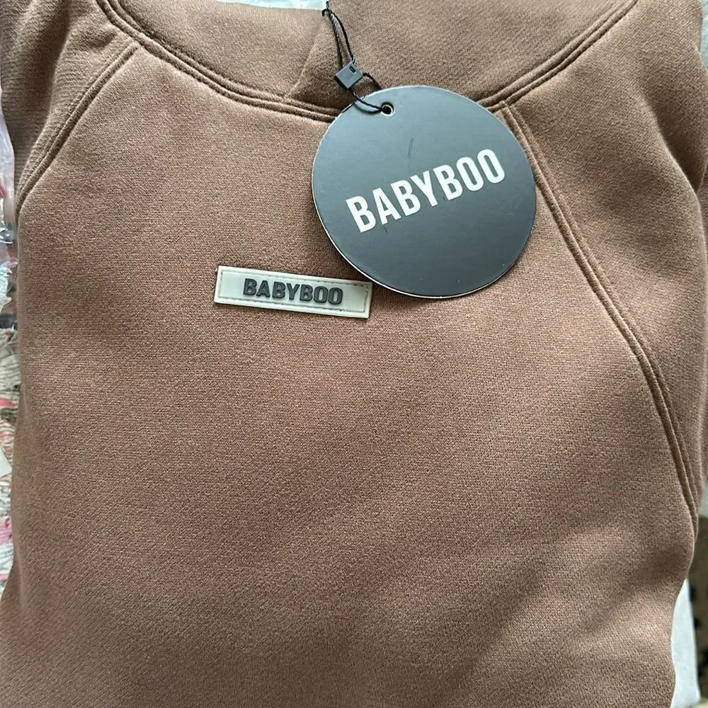 BABYBOO IVY LUXE HOODIE CHOCOLATE NEW WITH TAGS - Picture 6 of 6